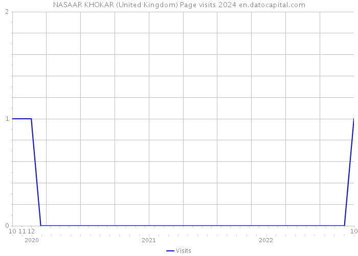 NASAAR KHOKAR (United Kingdom) Page visits 2024 
