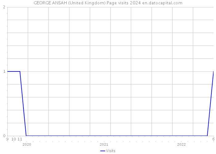 GEORGE ANSAH (United Kingdom) Page visits 2024 