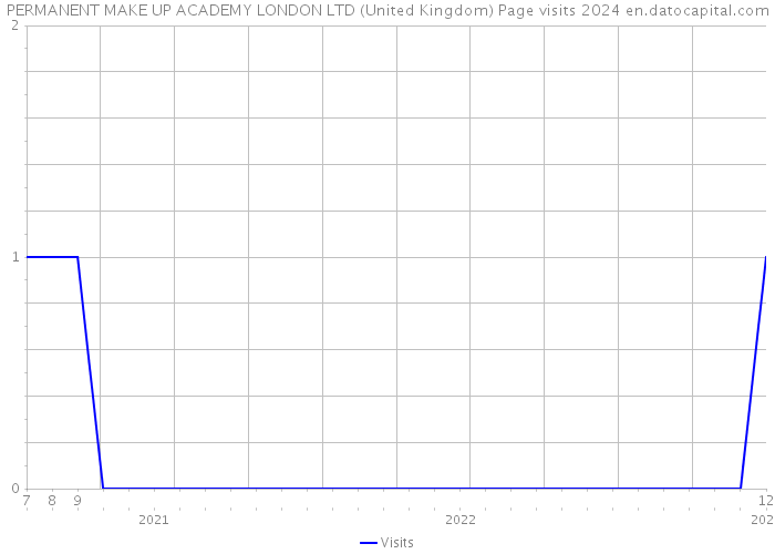 PERMANENT MAKE UP ACADEMY LONDON LTD (United Kingdom) Page visits 2024 