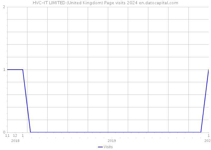 HVC-IT LIMITED (United Kingdom) Page visits 2024 