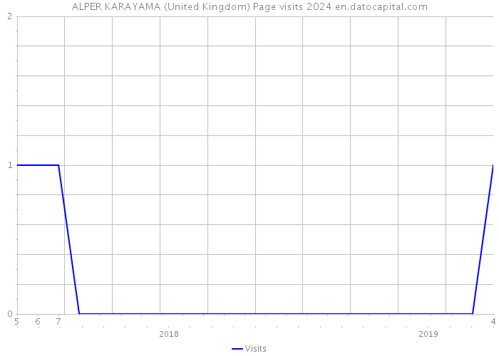 ALPER KARAYAMA (United Kingdom) Page visits 2024 