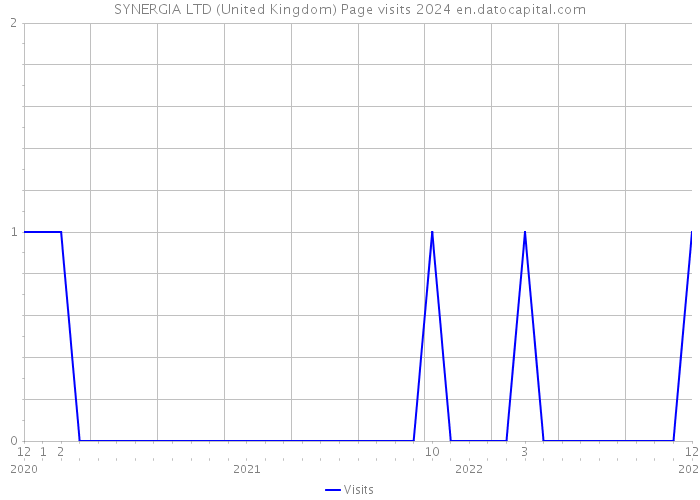 SYNERGIA LTD (United Kingdom) Page visits 2024 