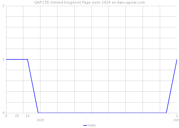 QAP LTD (United Kingdom) Page visits 2024 