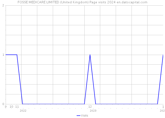 FOSSE MEDICARE LIMITED (United Kingdom) Page visits 2024 