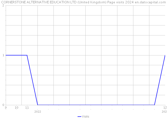CORNERSTONE ALTERNATIVE EDUCATION LTD (United Kingdom) Page visits 2024 
