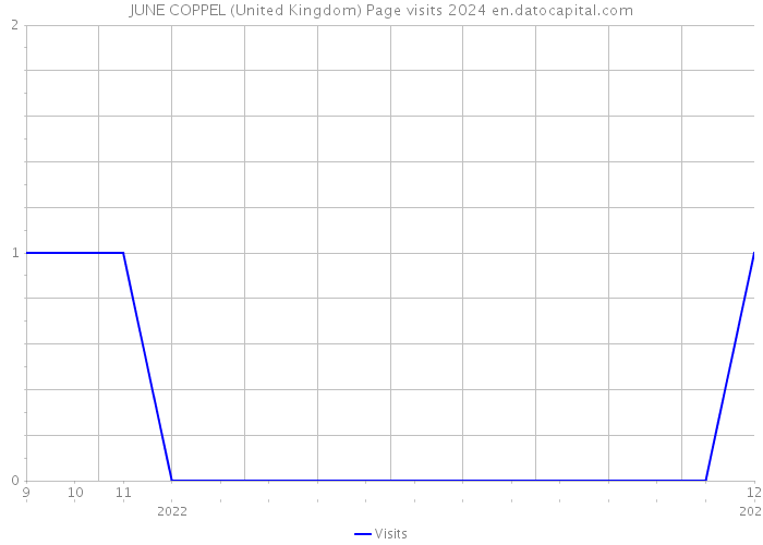 JUNE COPPEL (United Kingdom) Page visits 2024 