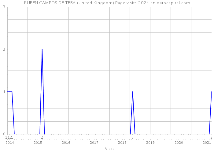 RUBEN CAMPOS DE TEBA (United Kingdom) Page visits 2024 