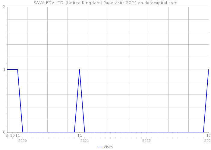 SAVA EDV LTD. (United Kingdom) Page visits 2024 