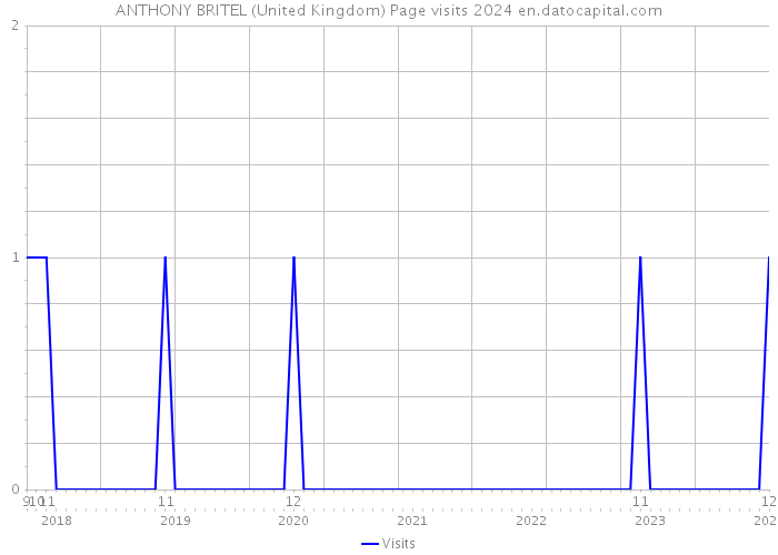 ANTHONY BRITEL (United Kingdom) Page visits 2024 
