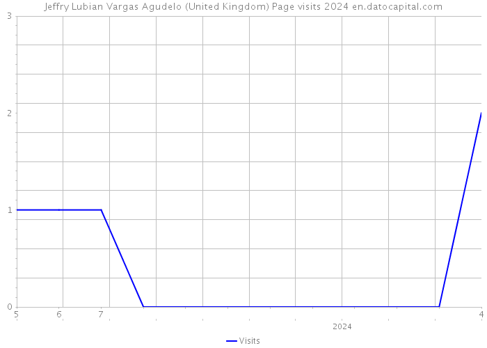 Jeffry Lubian Vargas Agudelo (United Kingdom) Page visits 2024 