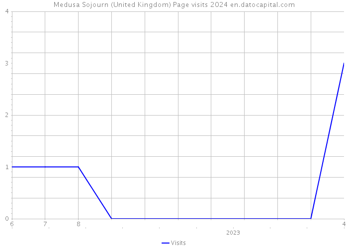Medusa Sojourn (United Kingdom) Page visits 2024 