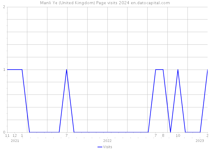 Manli Ye (United Kingdom) Page visits 2024 