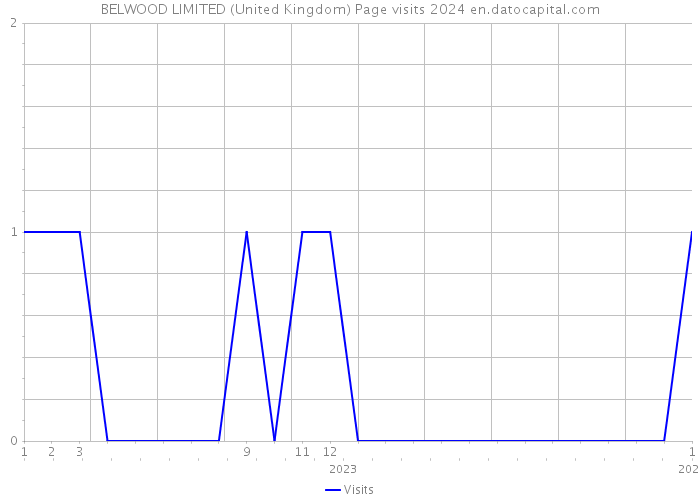 BELWOOD LIMITED (United Kingdom) Page visits 2024 