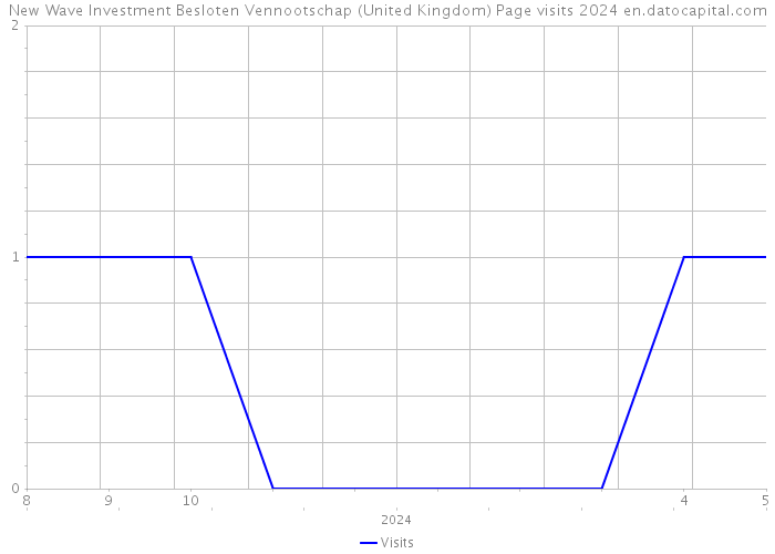 New Wave Investment Besloten Vennootschap (United Kingdom) Page visits 2024 