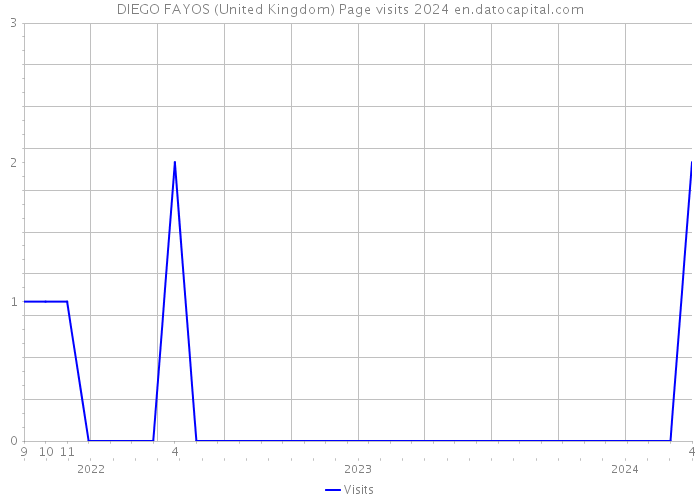 DIEGO FAYOS (United Kingdom) Page visits 2024 