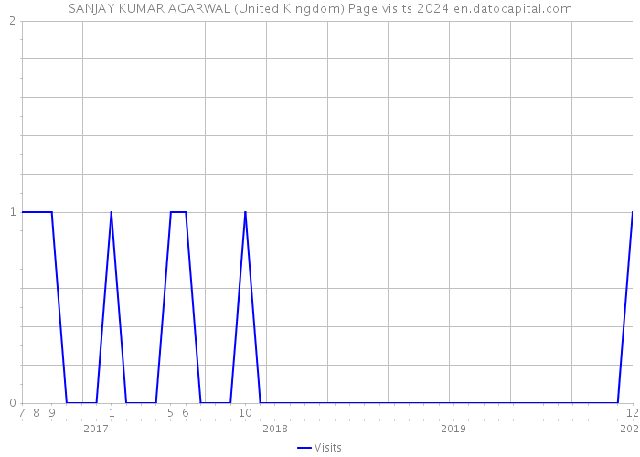 SANJAY KUMAR AGARWAL (United Kingdom) Page visits 2024 