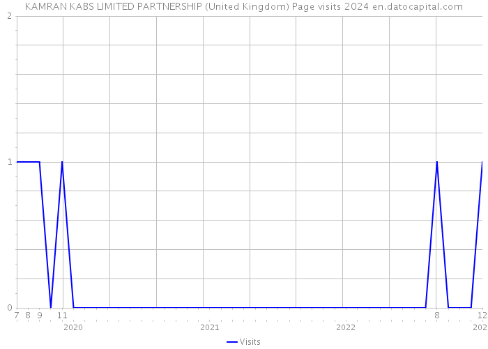 KAMRAN KABS LIMITED PARTNERSHIP (United Kingdom) Page visits 2024 