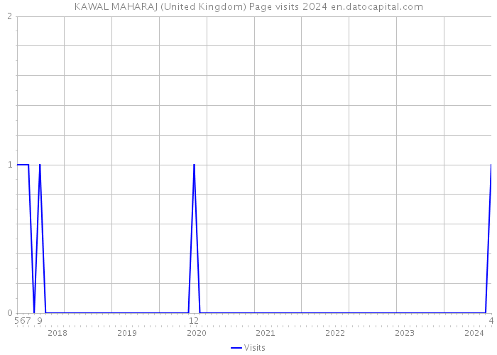 KAWAL MAHARAJ (United Kingdom) Page visits 2024 