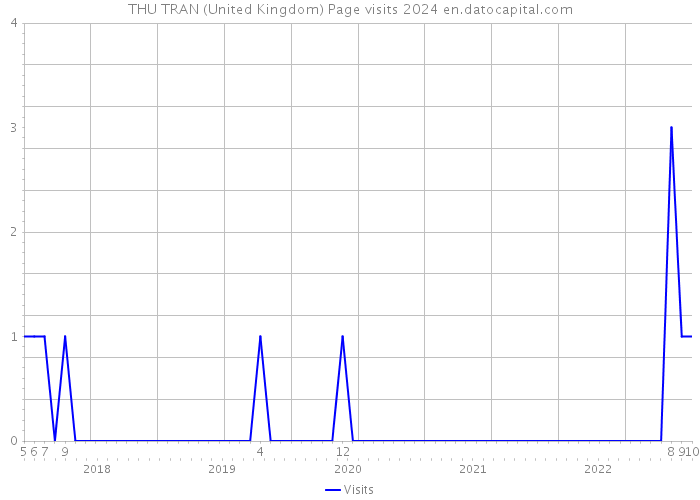 THU TRAN (United Kingdom) Page visits 2024 