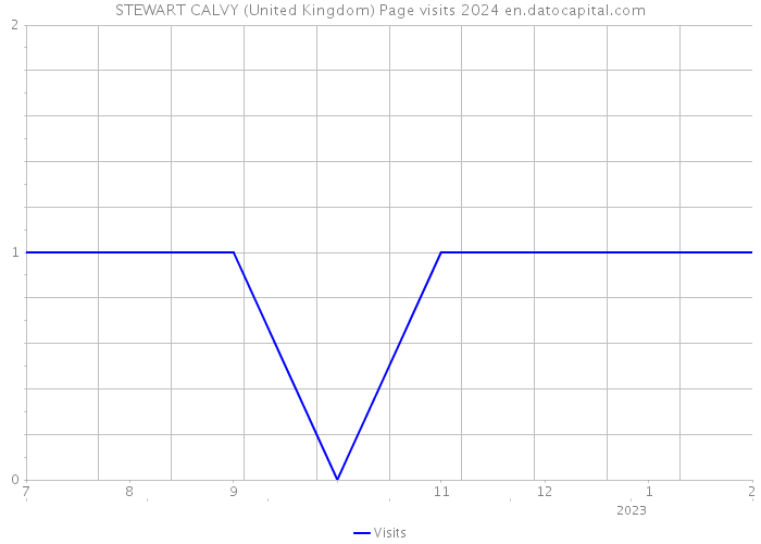 STEWART CALVY (United Kingdom) Page visits 2024 
