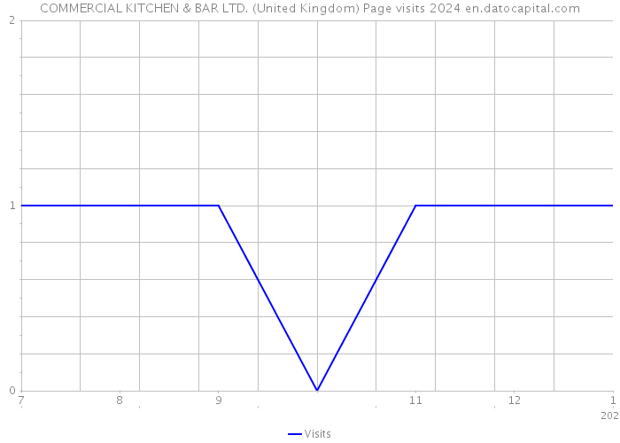 COMMERCIAL KITCHEN & BAR LTD. (United Kingdom) Page visits 2024 