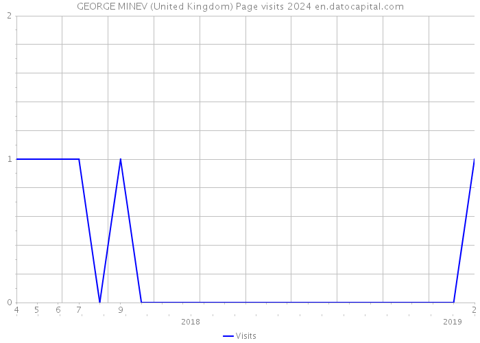 GEORGE MINEV (United Kingdom) Page visits 2024 