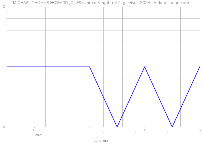 MICHAEL THOMAS HOWARD JONES (United Kingdom) Page visits 2024 