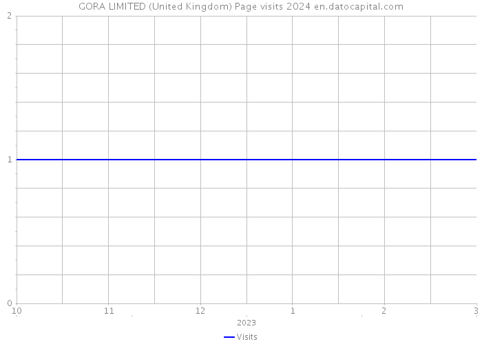GORA LIMITED (United Kingdom) Page visits 2024 