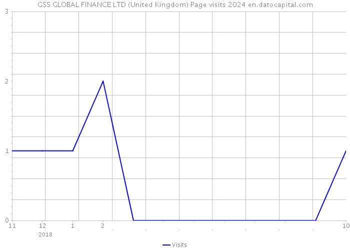 GSS GLOBAL FINANCE LTD (United Kingdom) Page visits 2024 