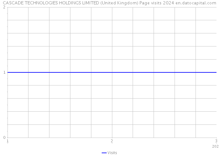 CASCADE TECHNOLOGIES HOLDINGS LIMITED (United Kingdom) Page visits 2024 
