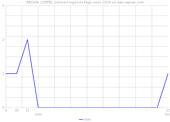 REGINA COPPEL (United Kingdom) Page visits 2024 