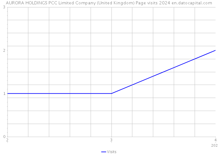 AURORA HOLDINGS PCC Limited Company (United Kingdom) Page visits 2024 