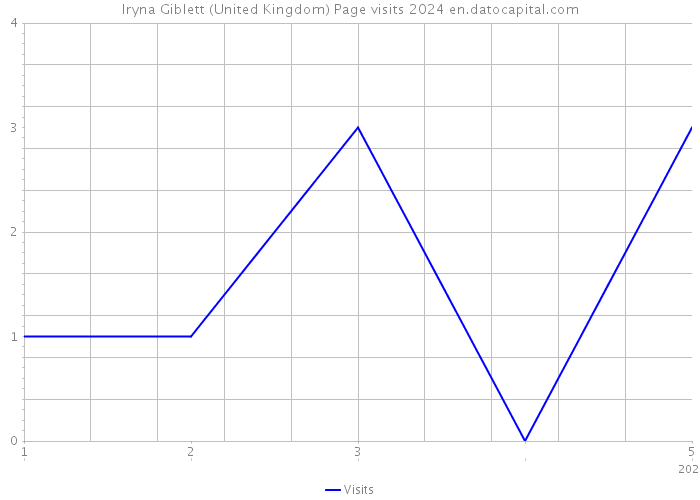 Iryna Giblett (United Kingdom) Page visits 2024 