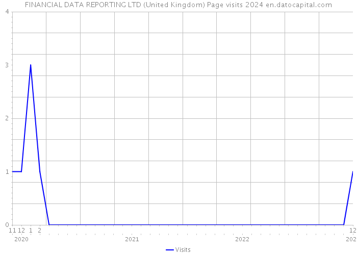 FINANCIAL DATA REPORTING LTD (United Kingdom) Page visits 2024 