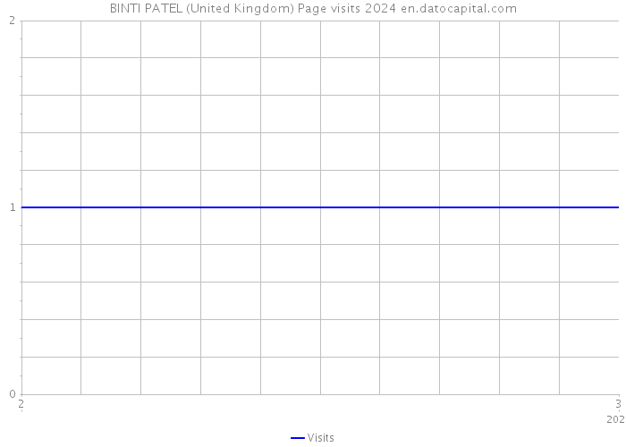 BINTI PATEL (United Kingdom) Page visits 2024 
