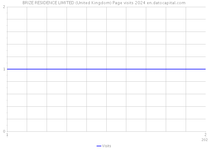 BRIZE RESIDENCE LIMITED (United Kingdom) Page visits 2024 