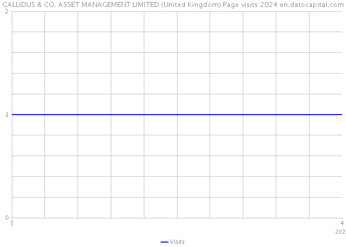CALLIDUS & CO. ASSET MANAGEMENT LIMITED (United Kingdom) Page visits 2024 