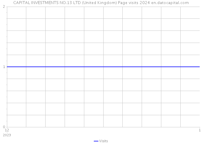 CAPITAL INVESTMENTS NO.13 LTD (United Kingdom) Page visits 2024 