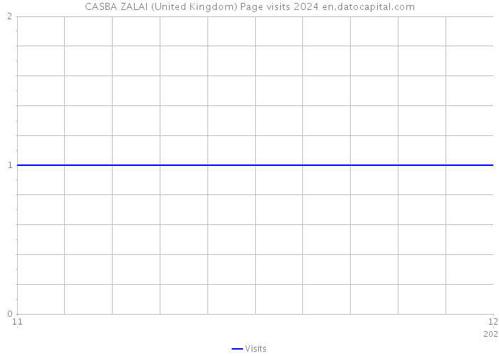 CASBA ZALAI (United Kingdom) Page visits 2024 