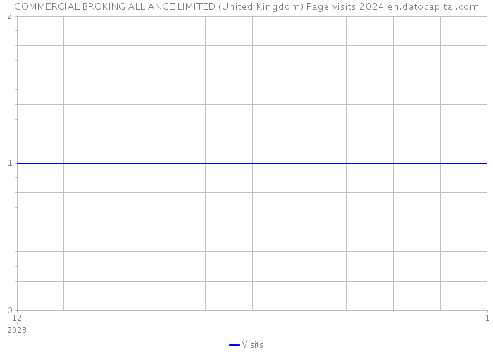 COMMERCIAL BROKING ALLIANCE LIMITED (United Kingdom) Page visits 2024 