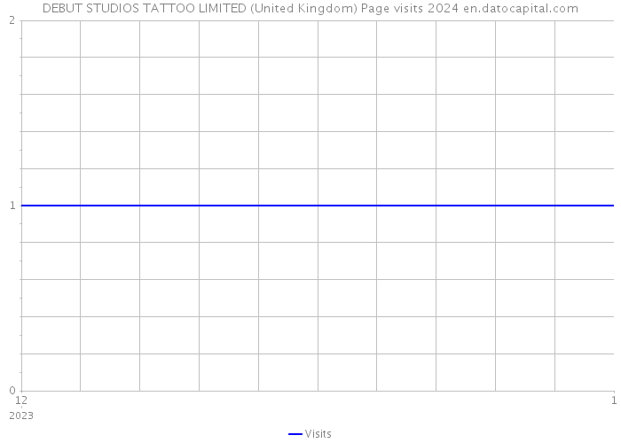 DEBUT STUDIOS TATTOO LIMITED (United Kingdom) Page visits 2024 