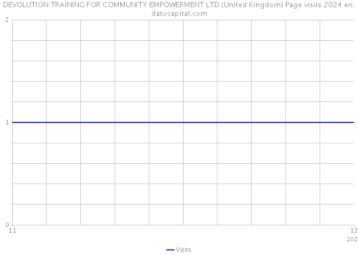 DEVOLUTION TRAINING FOR COMMUNITY EMPOWERMENT LTD (United Kingdom) Page visits 2024 