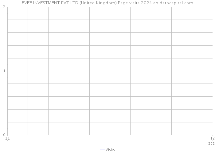 EVEE INVESTMENT PVT LTD (United Kingdom) Page visits 2024 