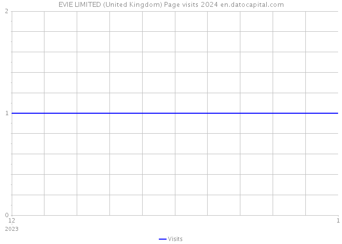 EVIE LIMITED (United Kingdom) Page visits 2024 