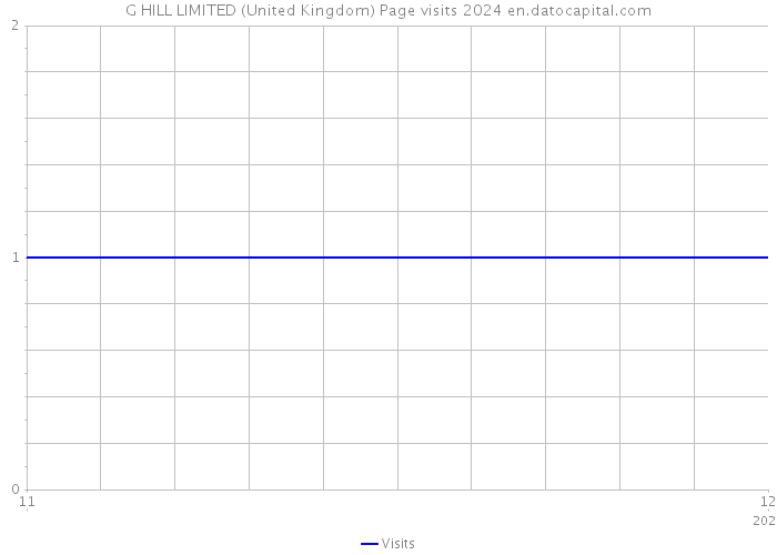 G HILL LIMITED (United Kingdom) Page visits 2024 