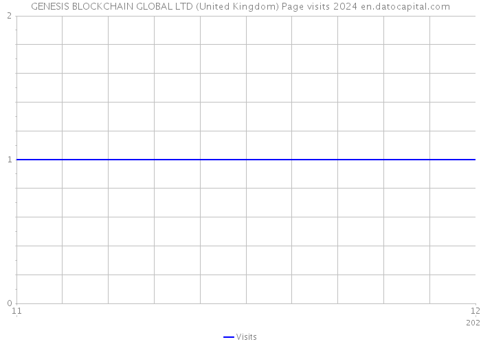 GENESIS BLOCKCHAIN GLOBAL LTD (United Kingdom) Page visits 2024 
