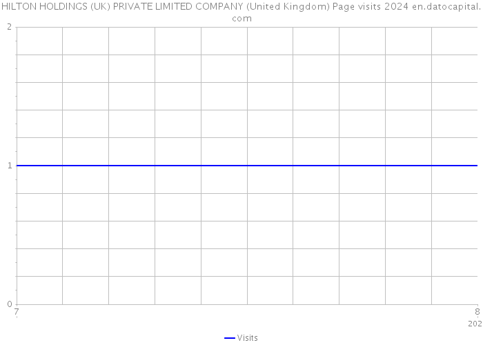 HILTON HOLDINGS (UK) PRIVATE LIMITED COMPANY (United Kingdom) Page visits 2024 