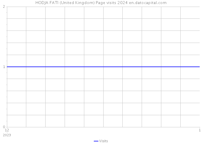 HODJA FATI (United Kingdom) Page visits 2024 