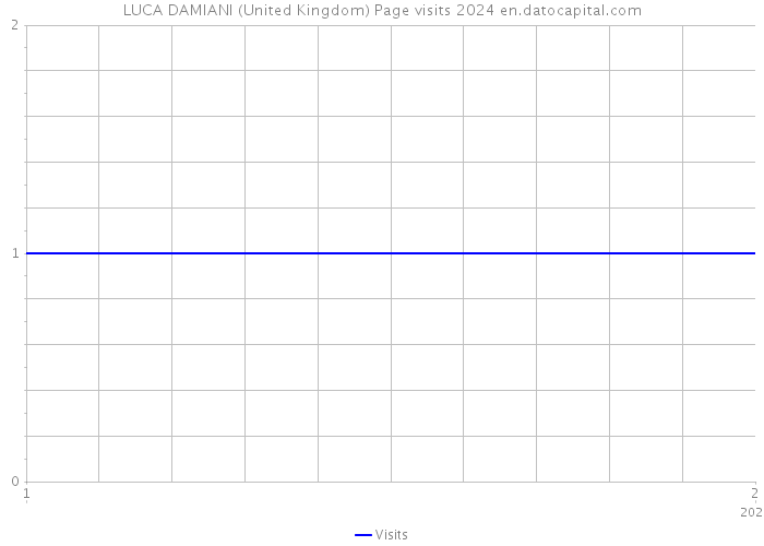 LUCA DAMIANI (United Kingdom) Page visits 2024 
