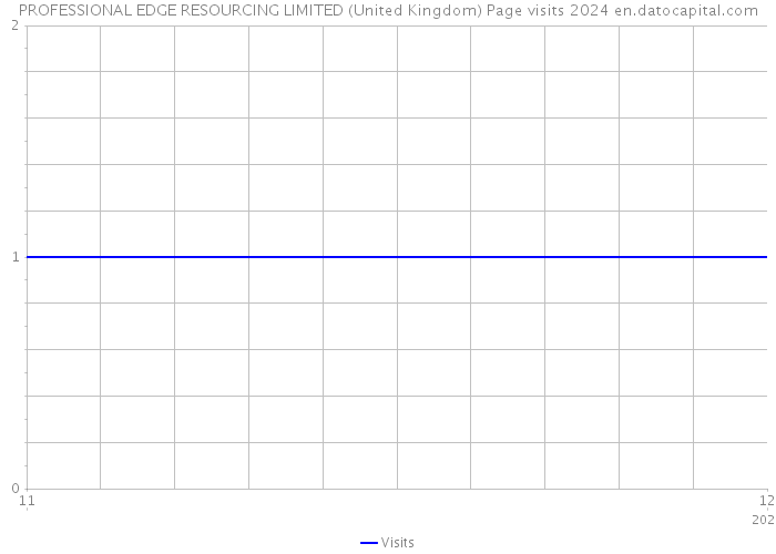 PROFESSIONAL EDGE RESOURCING LIMITED (United Kingdom) Page visits 2024 